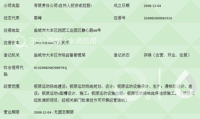 大丰友邦极限运动场地建设