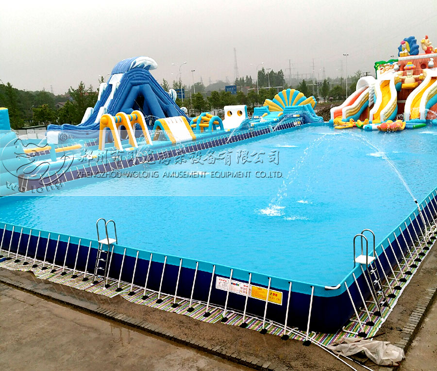 搭建充气水上乐园 这些水上游乐设施是标配